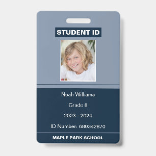 Badge Carte d'étudiant de l'école de photographie modern