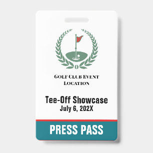 Badge Carte d'événement personnalisée du tournoi spécial