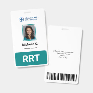 Badge Carte d'identité avec photo d'un employé d'une gra