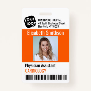 Badge Carte d'identité de l'assistant médical personnali