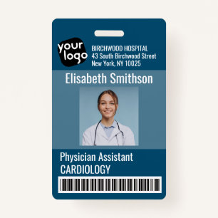 Badge Carte d'identité de l'assistant médical personnali
