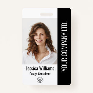 Badge Carte d'identité de l'entreprise grand employé