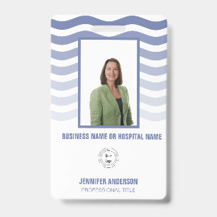 Badge Carte d'identité de l'hôpital ou de l'entreprise a