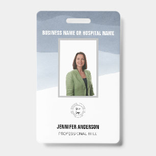 Badge Carte d'identité de l'hôpital ou de l'entreprise a