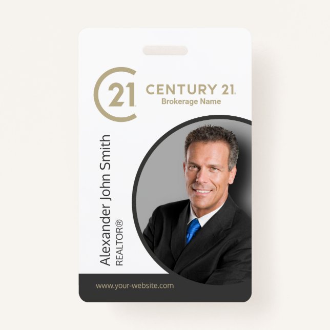 Badge Carte d'identité du convertisseur Century 21 (Devant)