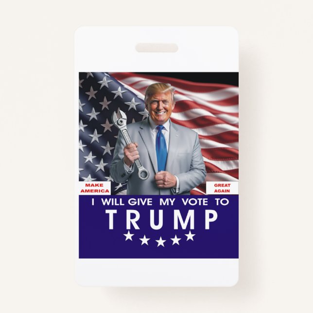 Badge carte d'identité du ruban du cou (Devant)