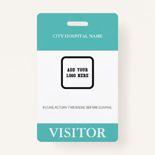 Badge Carte d'identité du visiteur de l'hôpital personna