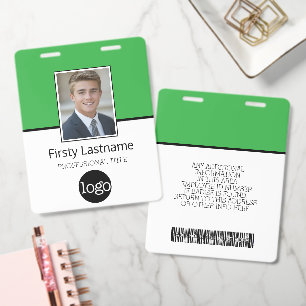 Badge Carte d'identité employé personnalisée - Photo, co