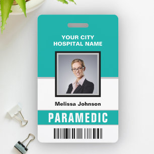 Badge Carte d'identité médicale d'urgence avec nom et ph