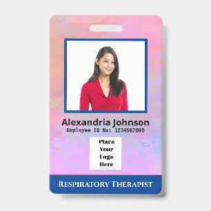 Badge Carte d'identité médicale personnalisée avec photo