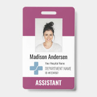 Carte d'identité personnalisée avec logo et photo