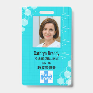 Badge Carte d'identité personnalisée d'employé d'hôpital