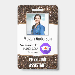 Badge Carte d'identité personnalisée d'employé d'hôpital