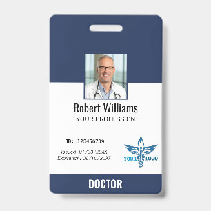 Badge Carte d'identité personnalisée pour les employés d
