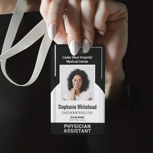 Badge Carte d'identité personnalisée pour personnel médi