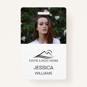 Badge Carte d'identité photo personnalisée de l'employé 