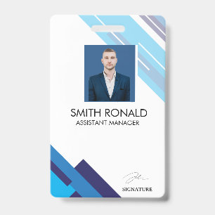 Badge Carte d'identité professionnelle avec photo – Badg