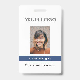 Badge Carte d'identité professionnelle Corporate Blue