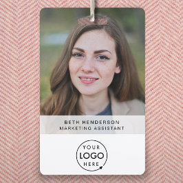 Badge Carte d'identité professionnelle | Employé moderne