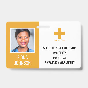 Badge Carte d'identité professionnelle médicale personna