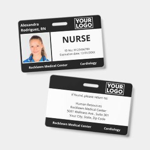 Badge Carte d'identité professionnelle personnalisée ave