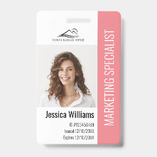 Badge Carte d'identité professionnelle personnalisée pou