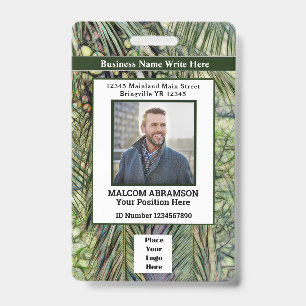 Badge Carte d'identité professionnelle personnalisée pou