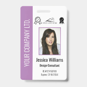 Badge Carte d'identité professionnelle personnalisée pou