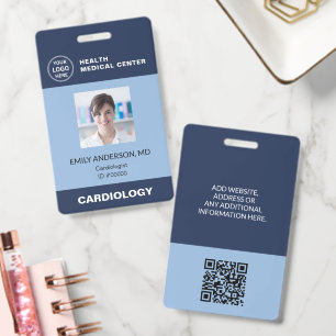 Badge Carte d'identité QR Code pour les employés de l'hô