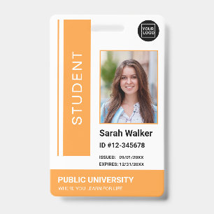 Badge Carte d'identité scolaire universitaire photo badg
