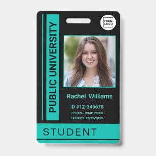 Badge Carte d'identité scolaire universitaire photo étud