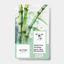 Carte photo de sécurité personnalisé professionnel