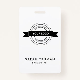 Badge Carte professionnelle personnalisée Minimaliste et