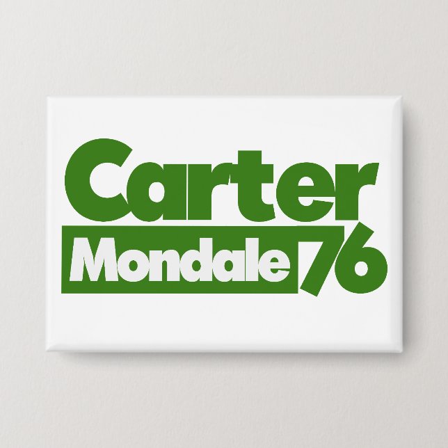 Badge Carter Mondale 1976 Politique rétro (Recto)