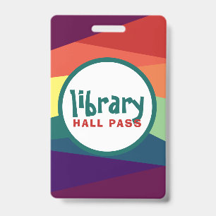 Badge Cartes de passage pour la salle des professeurs de