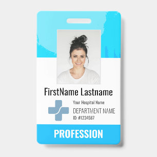 Badge Cartes d'identité personnalisées pour médecins, in