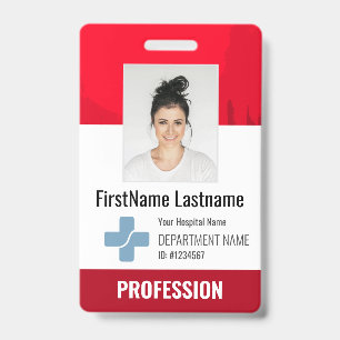 Badge Cartes d'identité personnalisées pour médecins, in