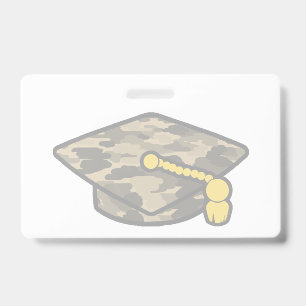 Badge Casquette de remise des diplômes Kaki Camo