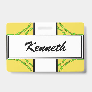 Badge Cercle de Feuilles par Kenneth Yoncich