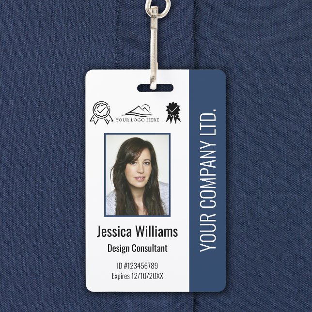 Badge Certification de photo d'employé personnalisée Ble (Créateur téléchargé)