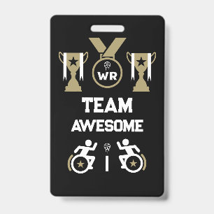 Badge Chaise roulante Murderball Sportswear