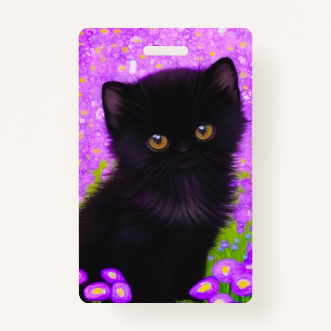 Badge Chat Gustav Klimt (Devant)