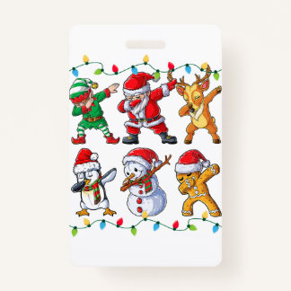 Badge Chemise en pain d'épices pour garçon Fille Noël T