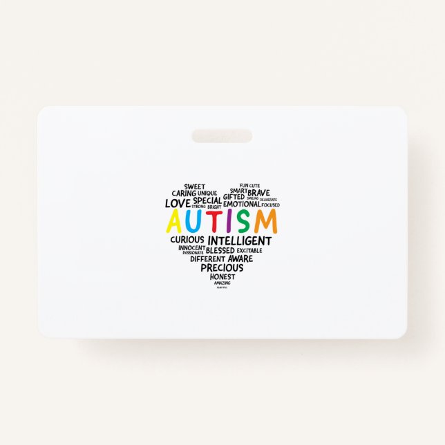 Badge Chemises de sensibilisation sur l'autisme - Chemis (Devant)