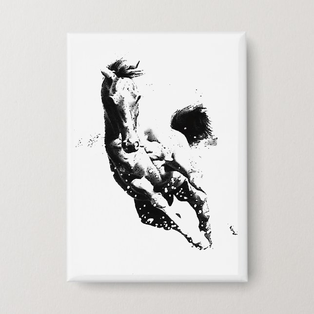 Badge Cheval de course (Recto)