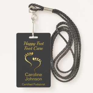 Badge Chiropodiste podiatre Pedicure Foot Care Business