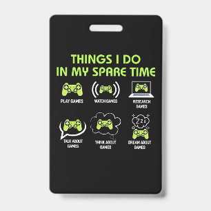 Badge Choses que les joueurs font pendant leur temps lib