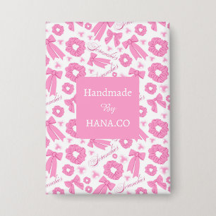 Badge Chouchous Rose Fille Motif Accessoire de Cheveux M