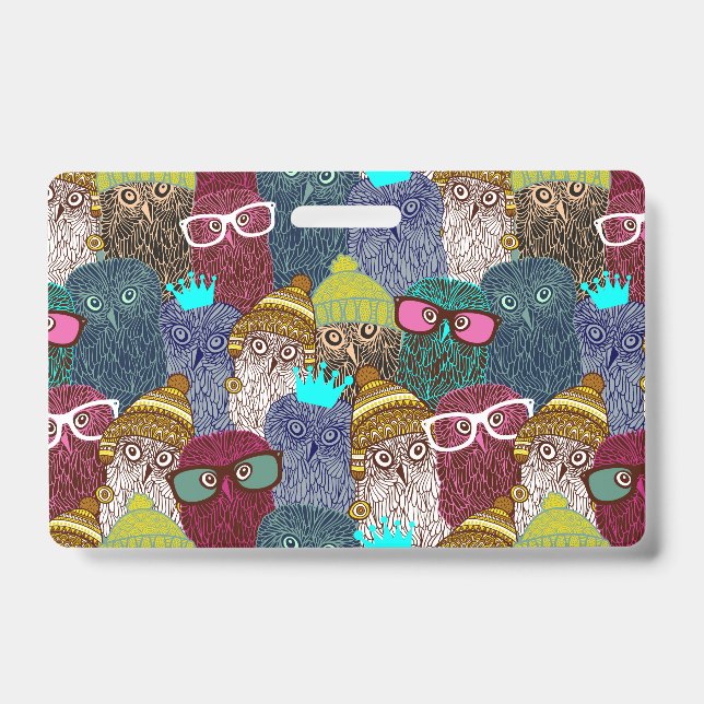 Badge Chouette dans la couronne (Avant)