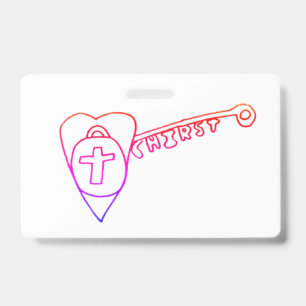 Badge Christ est la clé